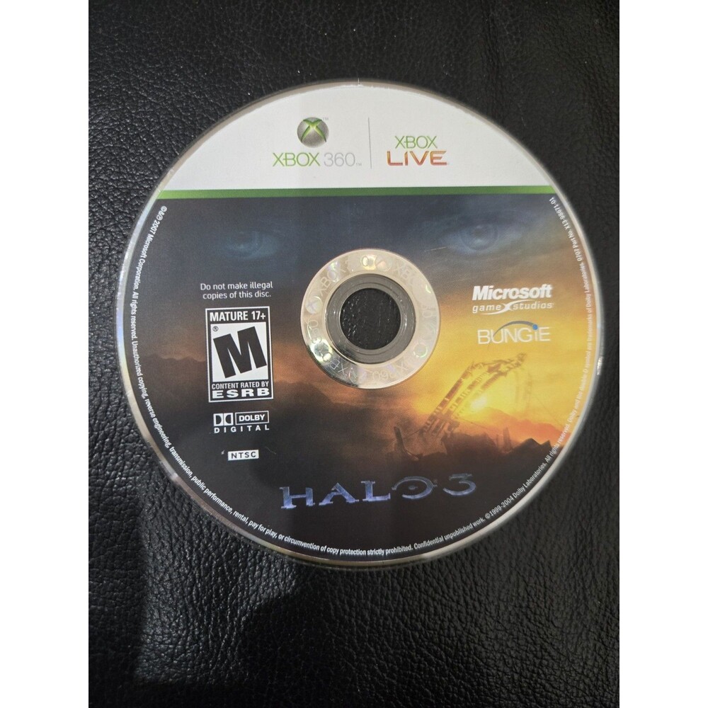 Halo 3 (Xbox 360, 2007) Disc Only Tested And Works